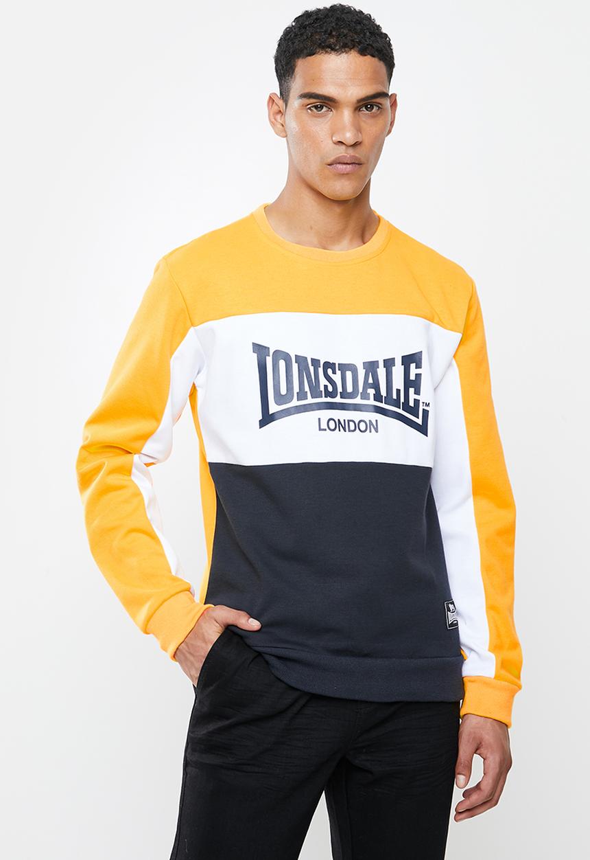 Lonsdale - Block fleece sweater - multi