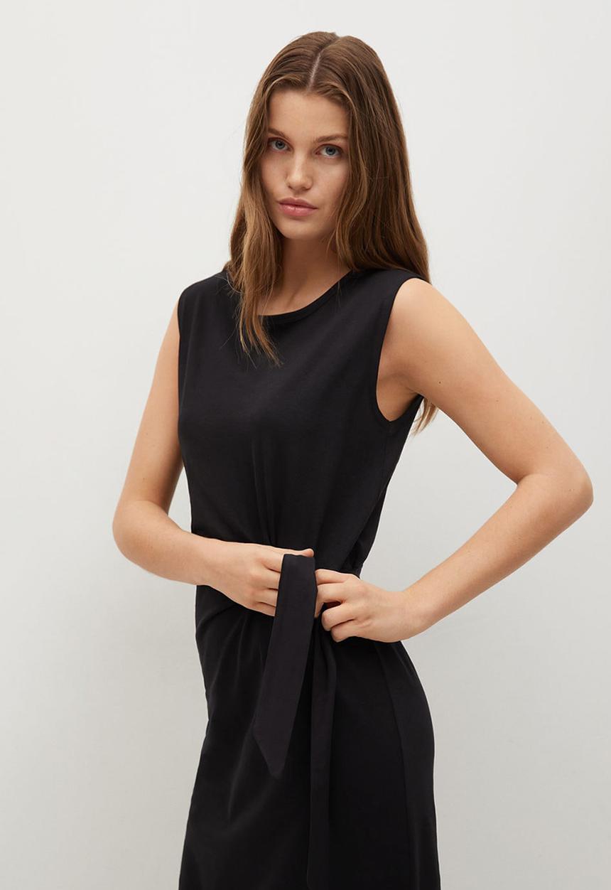 MANGO - Dress ferti - black