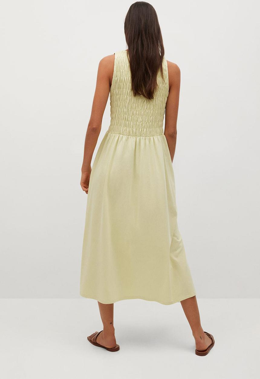 MANGO - Dress sandi - yellow