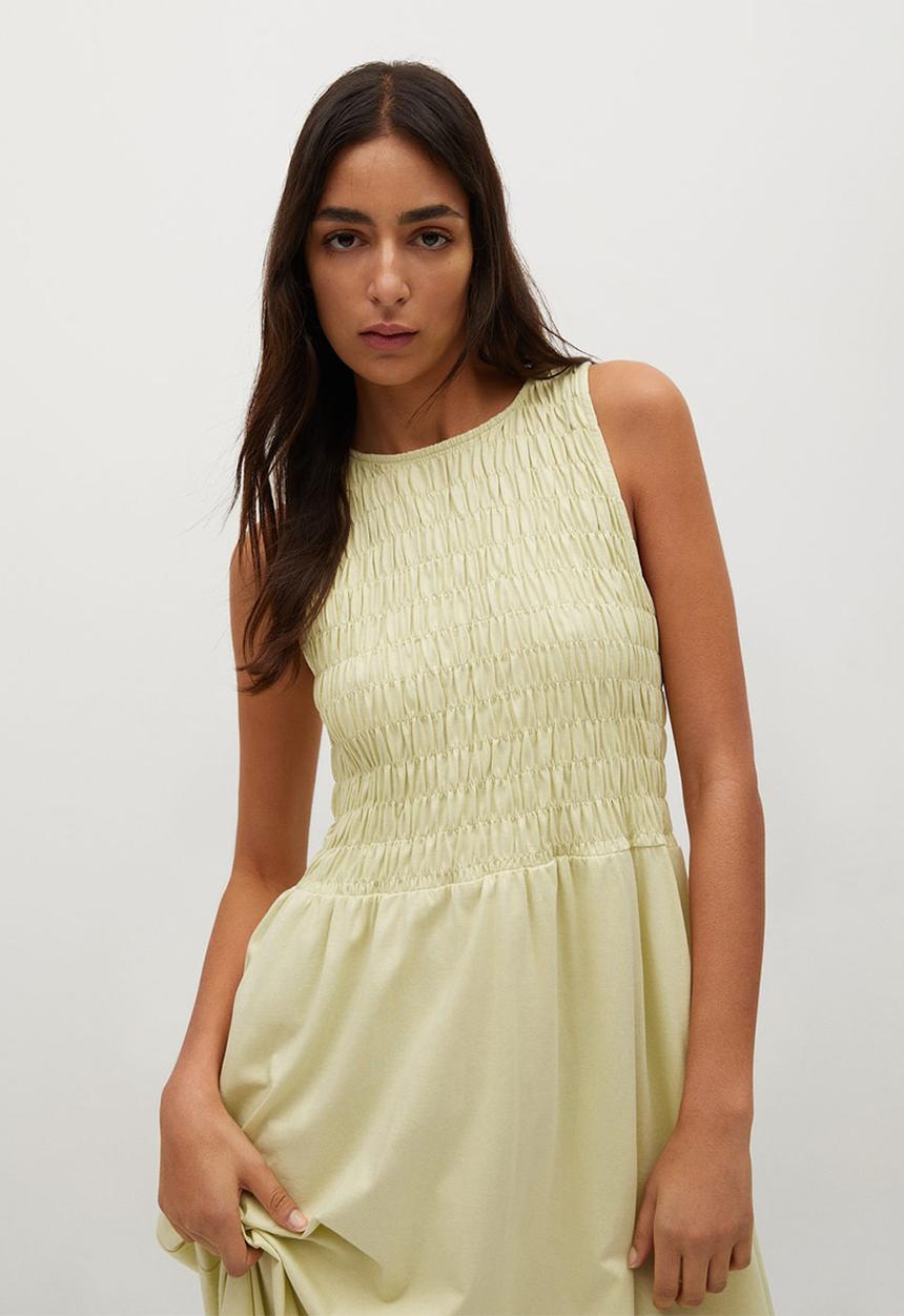 MANGO - Dress sandi - yellow