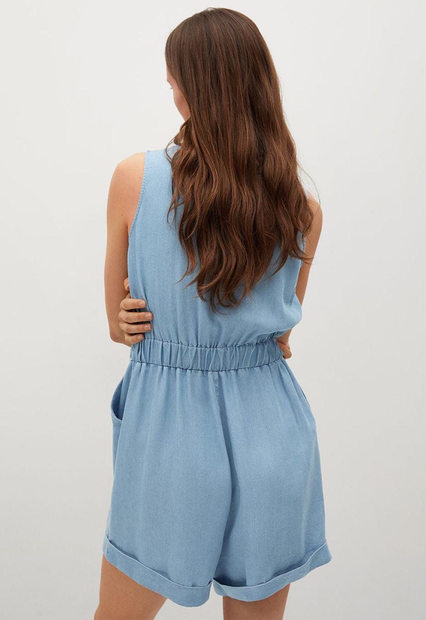 MANGO - Playsuit badu - blue
