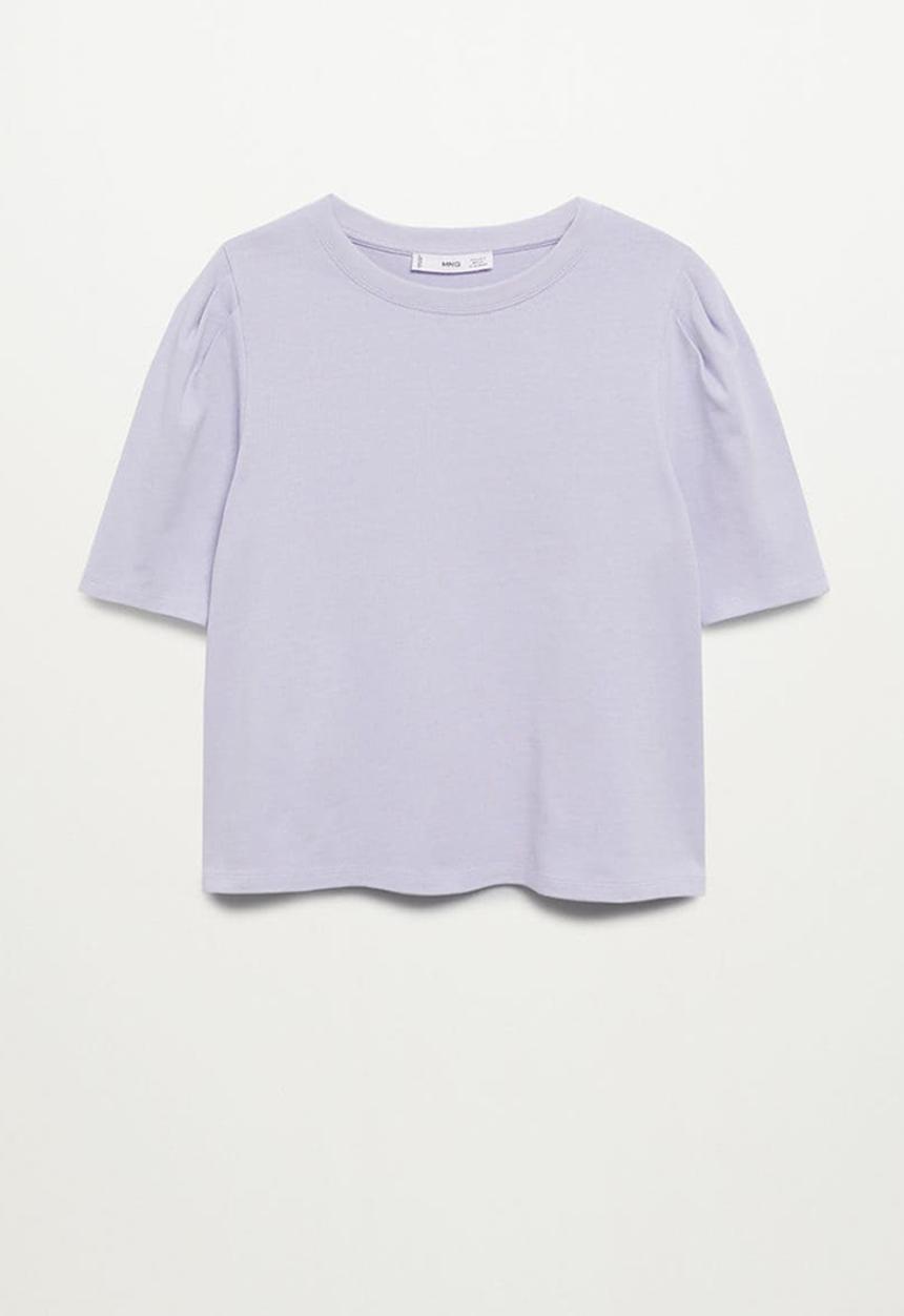 MANGO - T-shirt clay - lilac