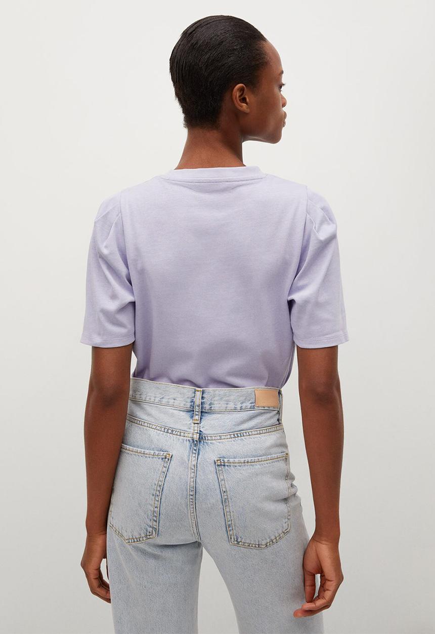 MANGO - T-shirt clay - lilac