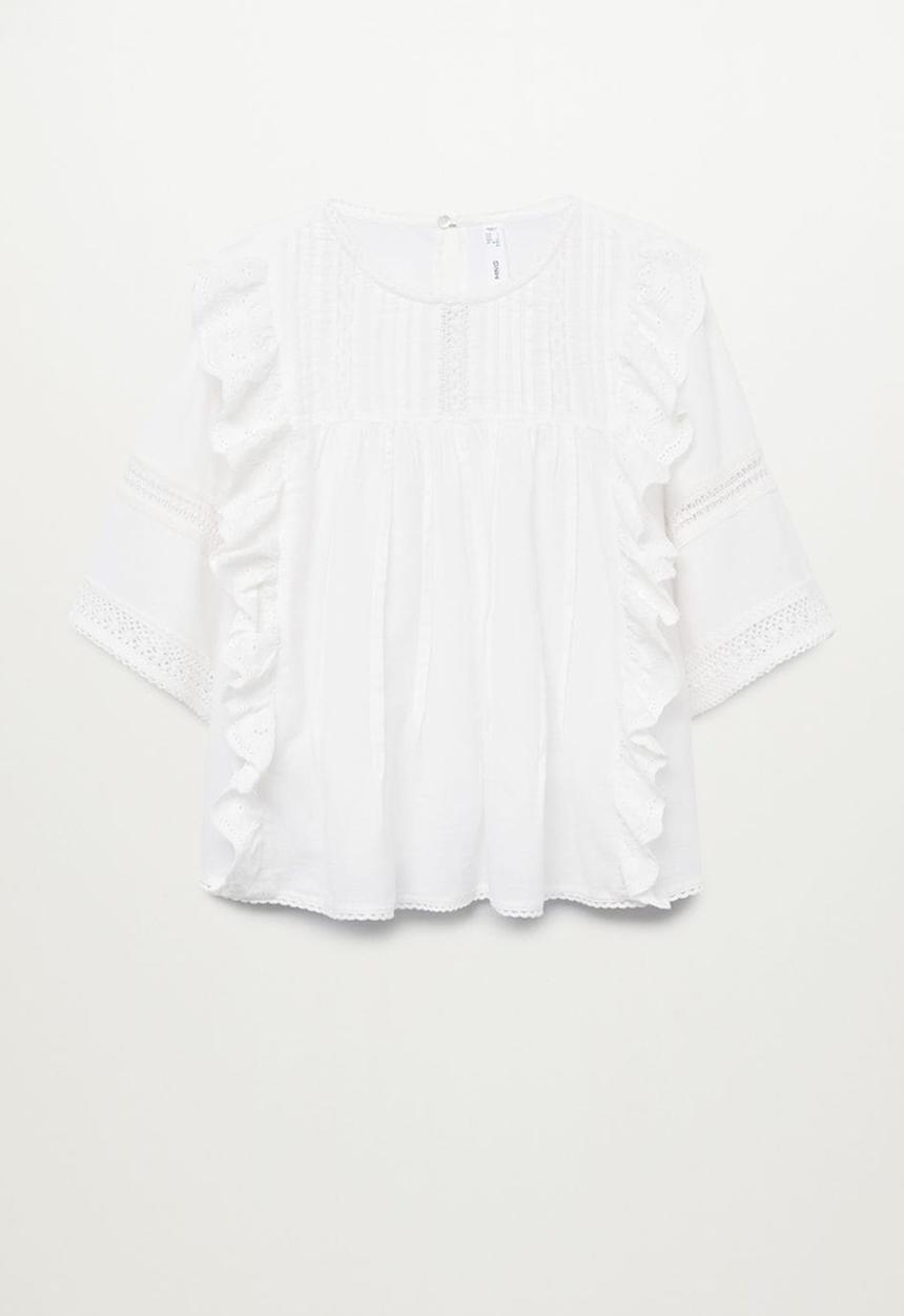MANGO - Blouse carina - off white