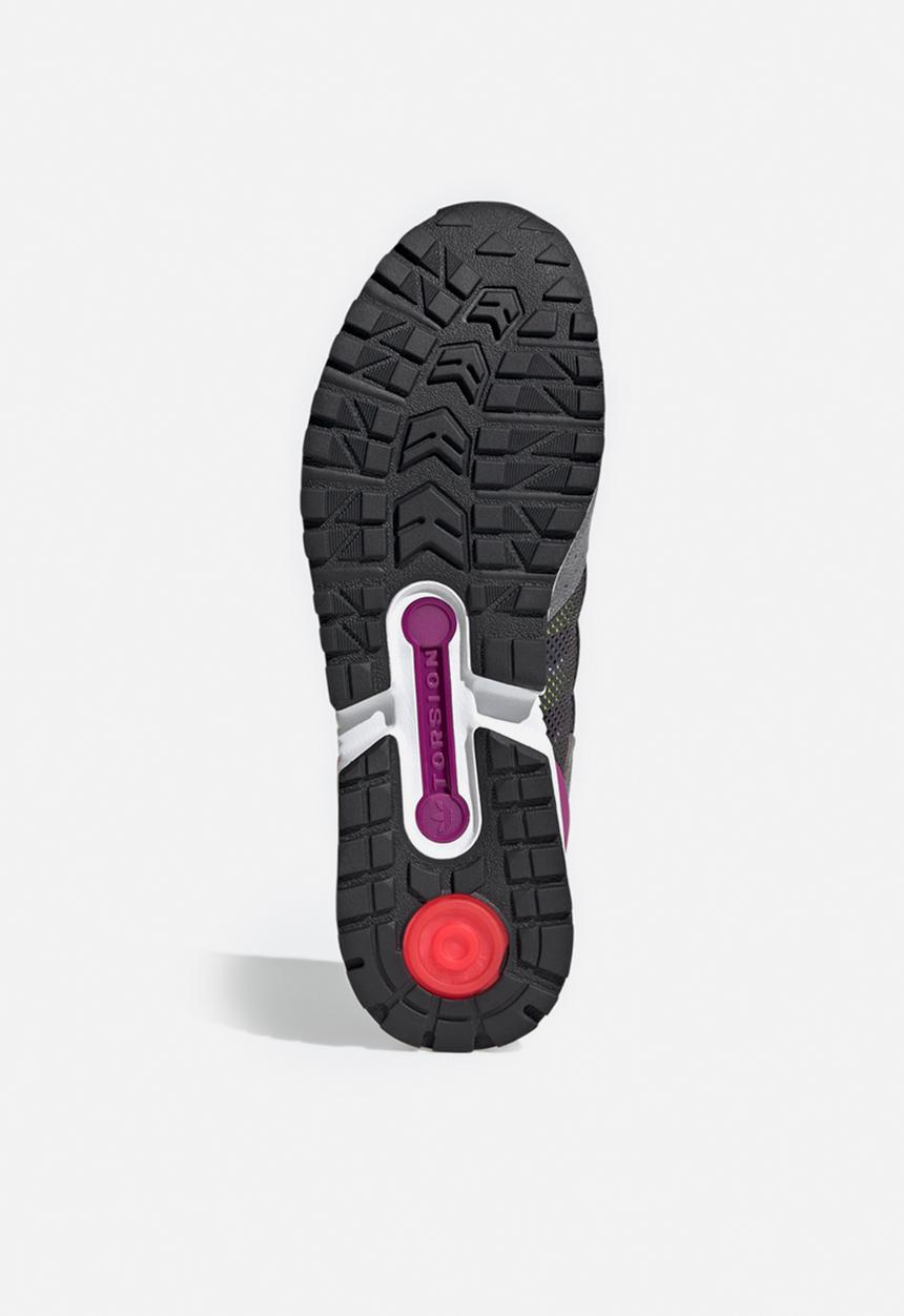 adidas Originals - ZX 10,000 C - grey/sonic fuchsia/semi solar slime