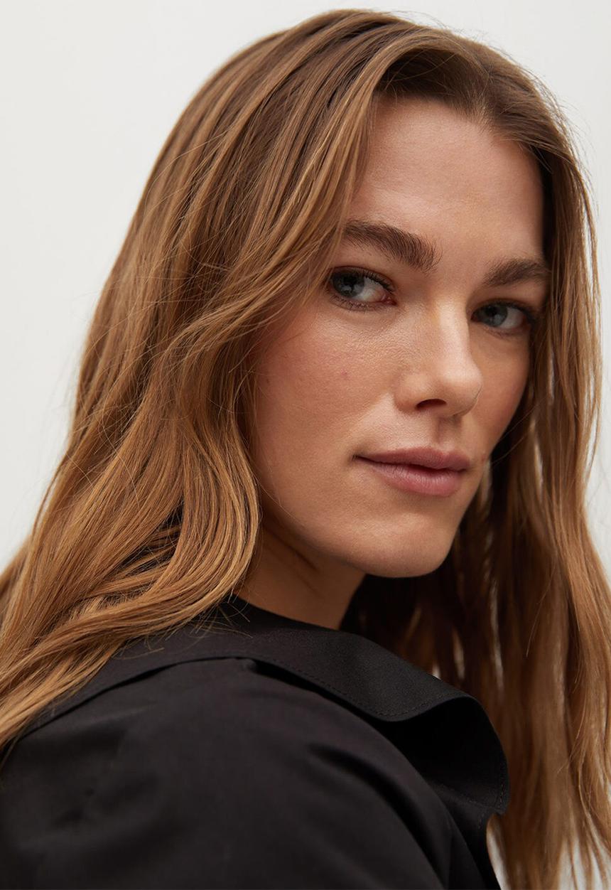 MANGO - Blouse cruz - black