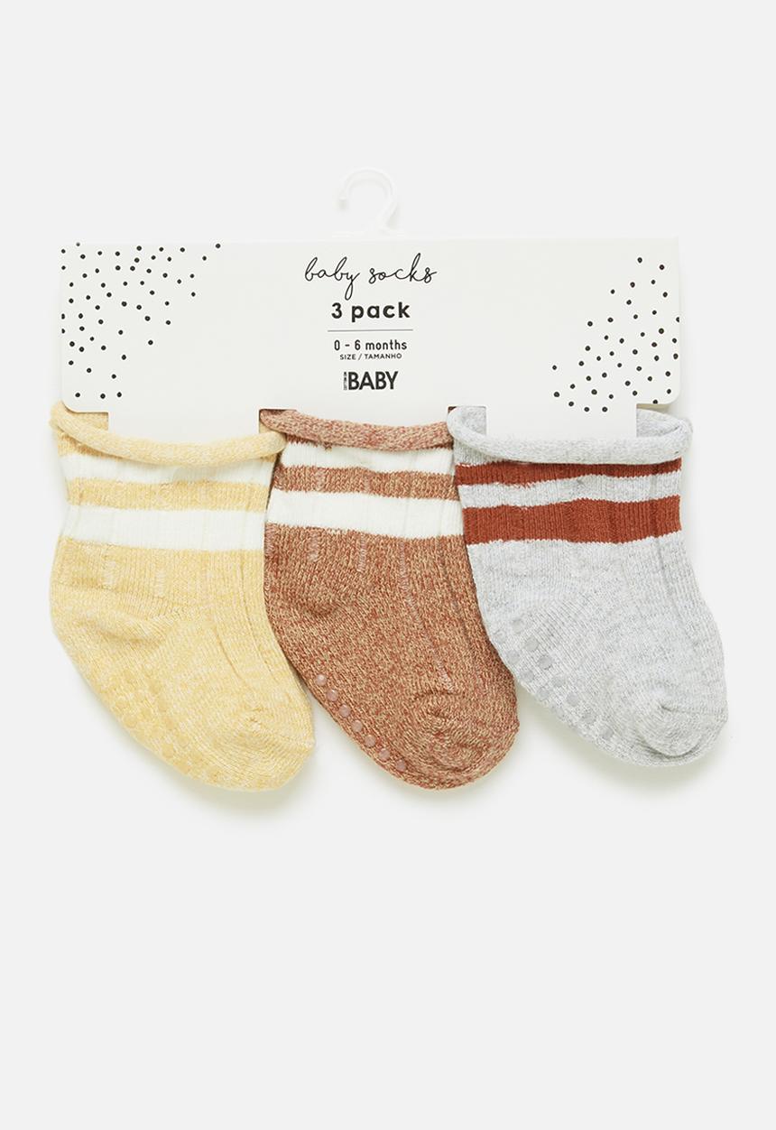 Cotton On - 3 Pack baby socks - multi