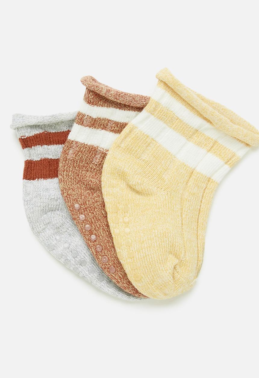 Cotton On - 3 Pack baby socks - multi