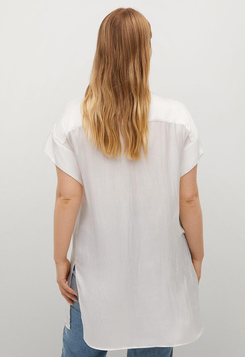 Violeta by Mango - Plus blouse ruthi - white