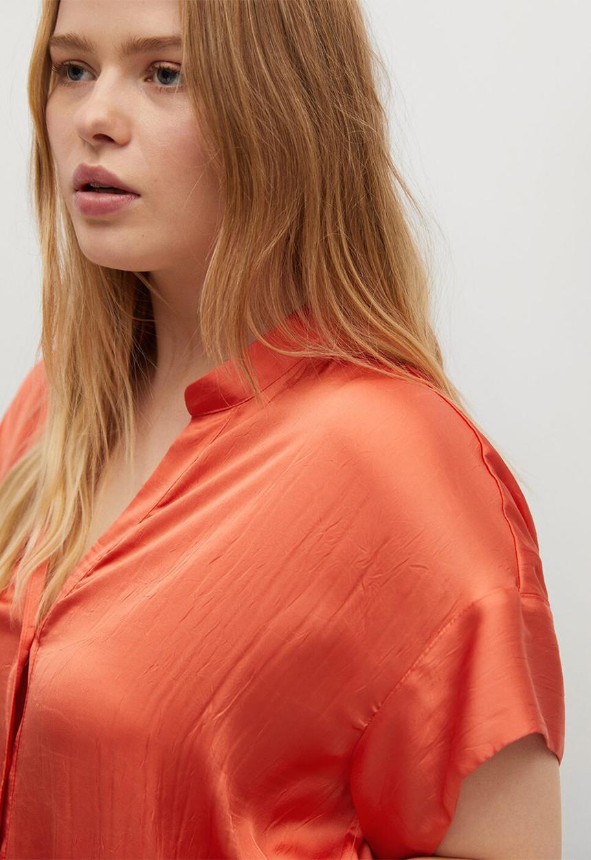 Violeta by Mango - Plus blouse ruthi - bright red