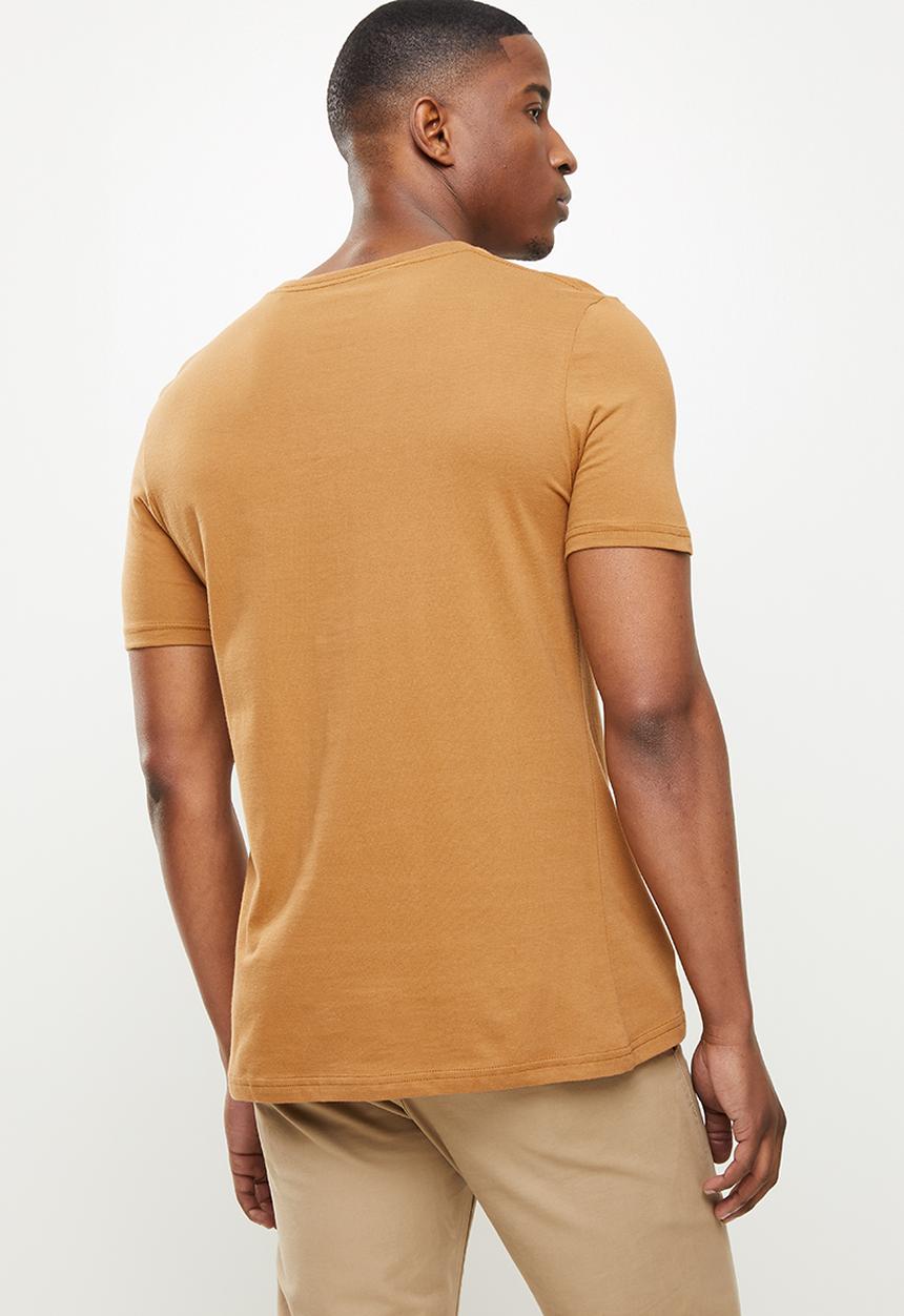 Original Penguin - Embroidered tee - brown