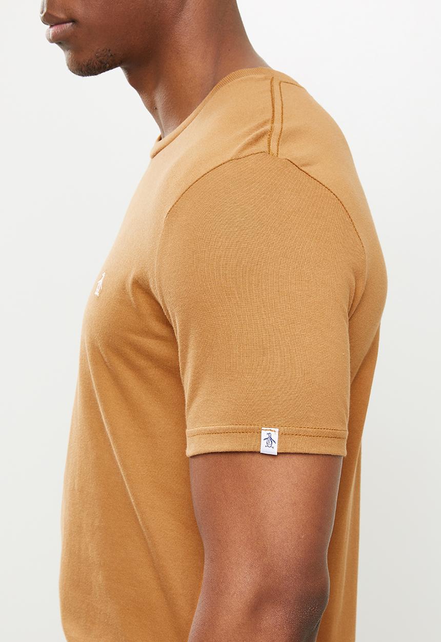 Original Penguin - Embroidered tee - brown
