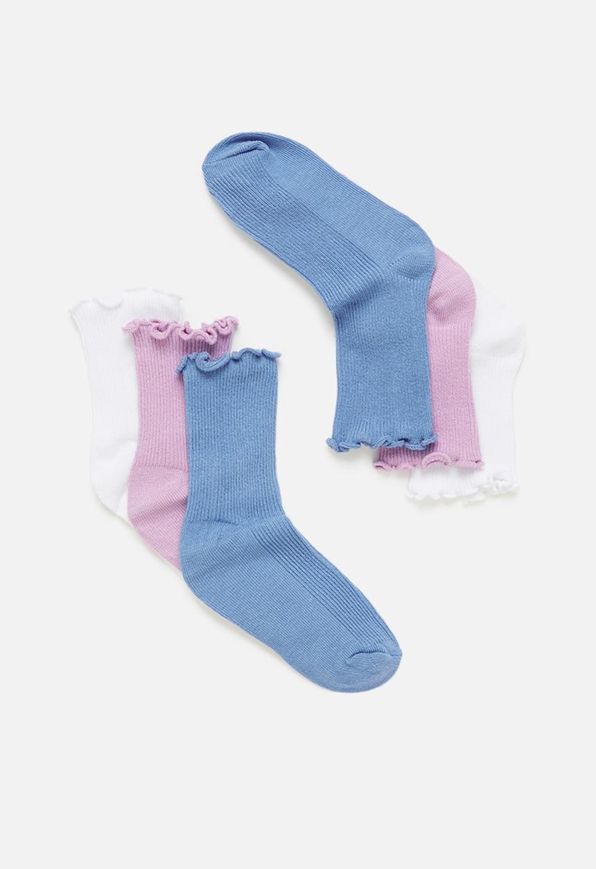 Cotton On - Kids 3 Pack crew socks - multi