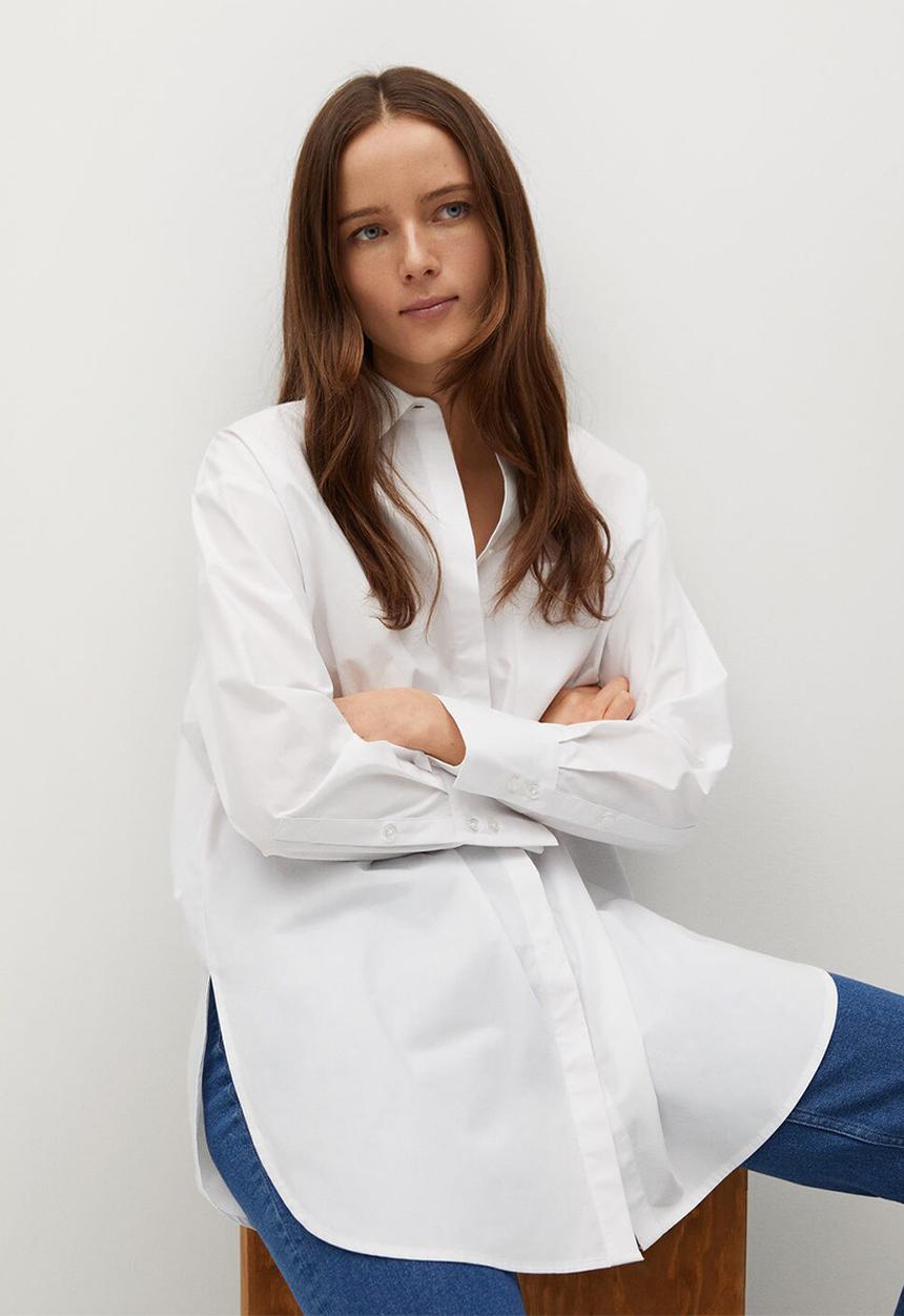 MANGO - Shirt james - white