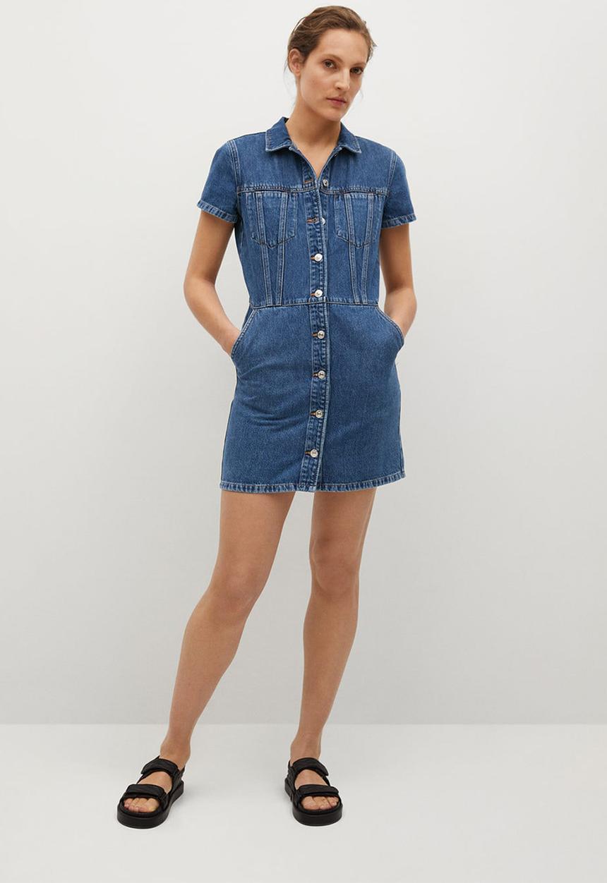 MANGO - Dress paty - blue
