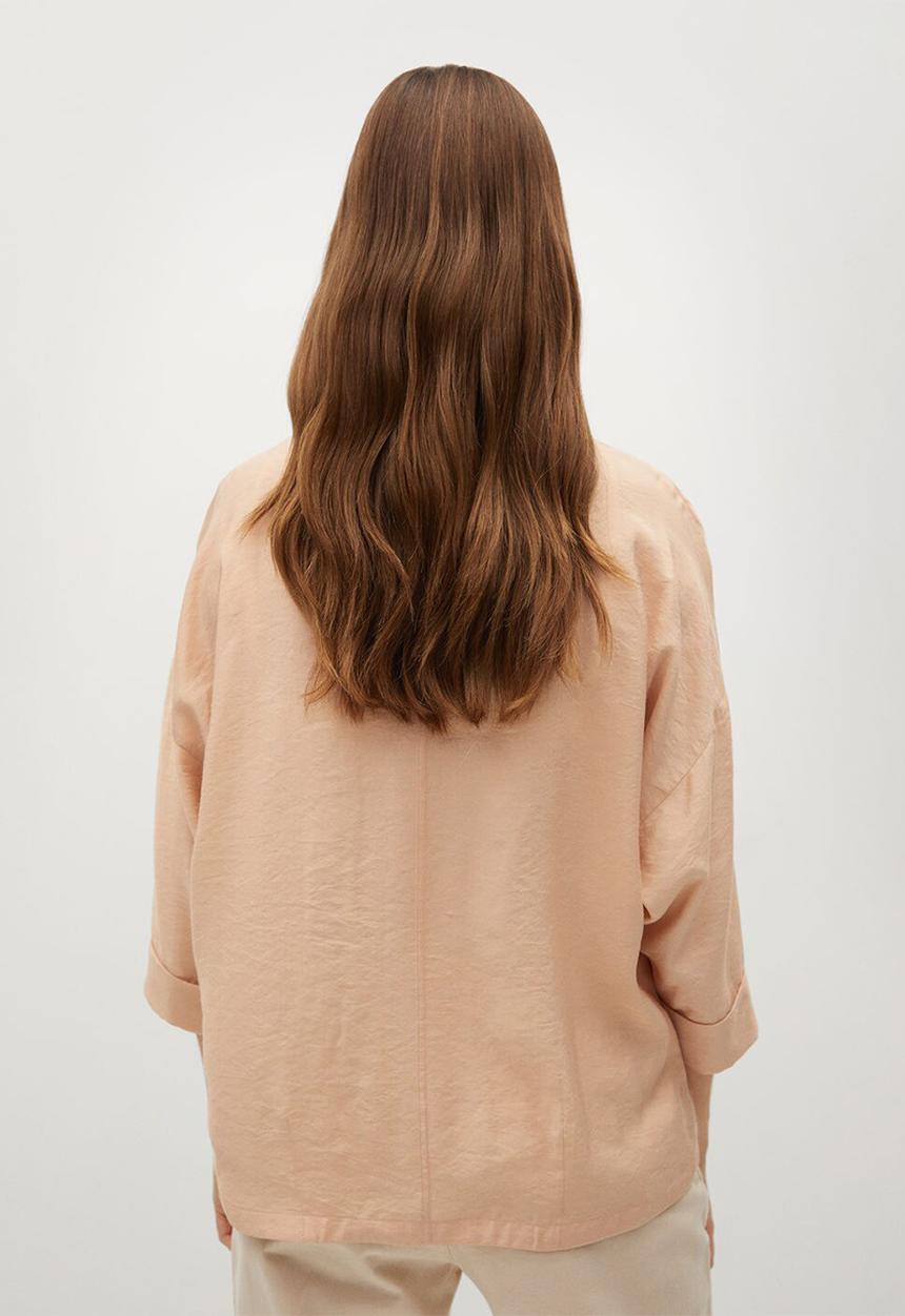 MANGO - Shirtk arina - light pastel pink