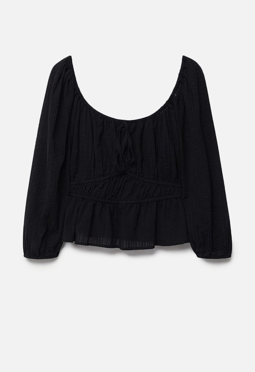 MANGO - Blouse lindas - black