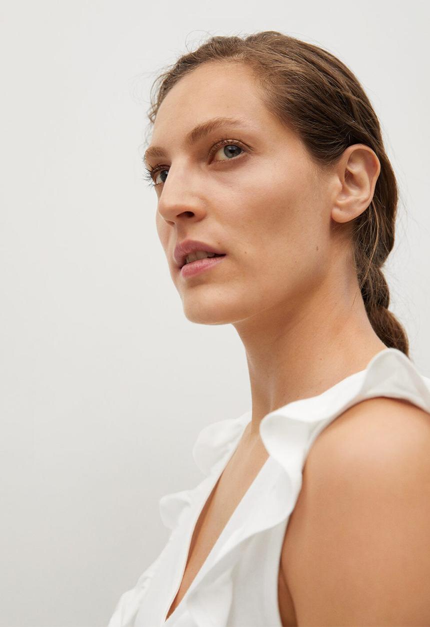MANGO - Dress carile - white