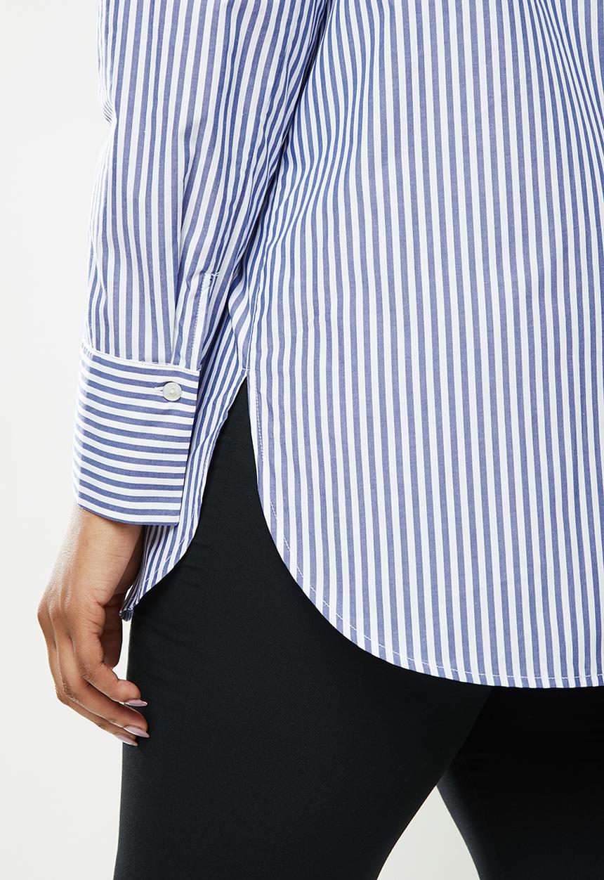 Violeta by Mango - Plus blouse blus8 - medium blue