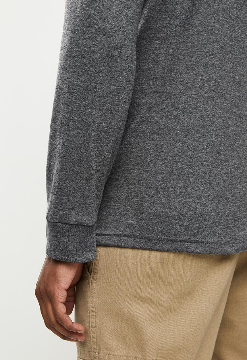 Fox - Apex long sleeve - black heather