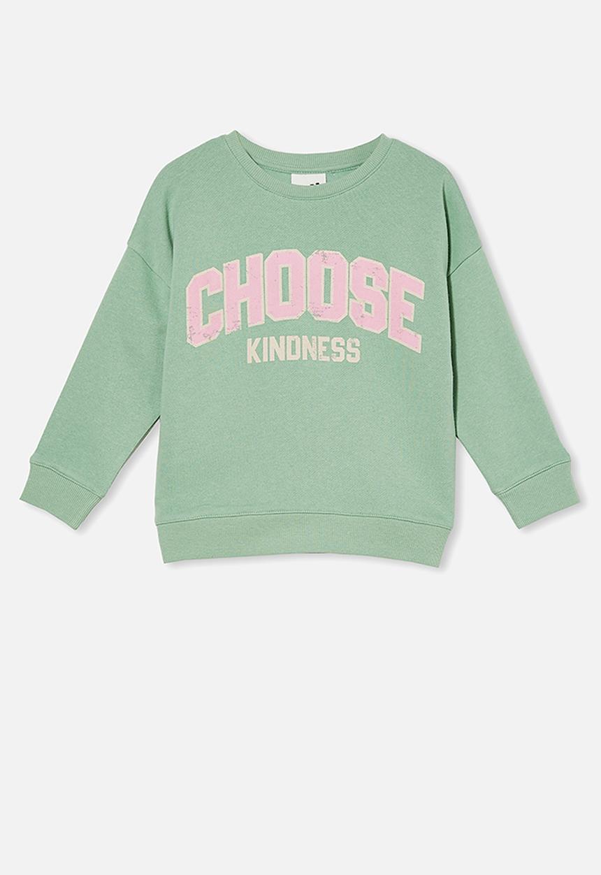 Cotton On - Sage crew - smashed avo / choose kindness