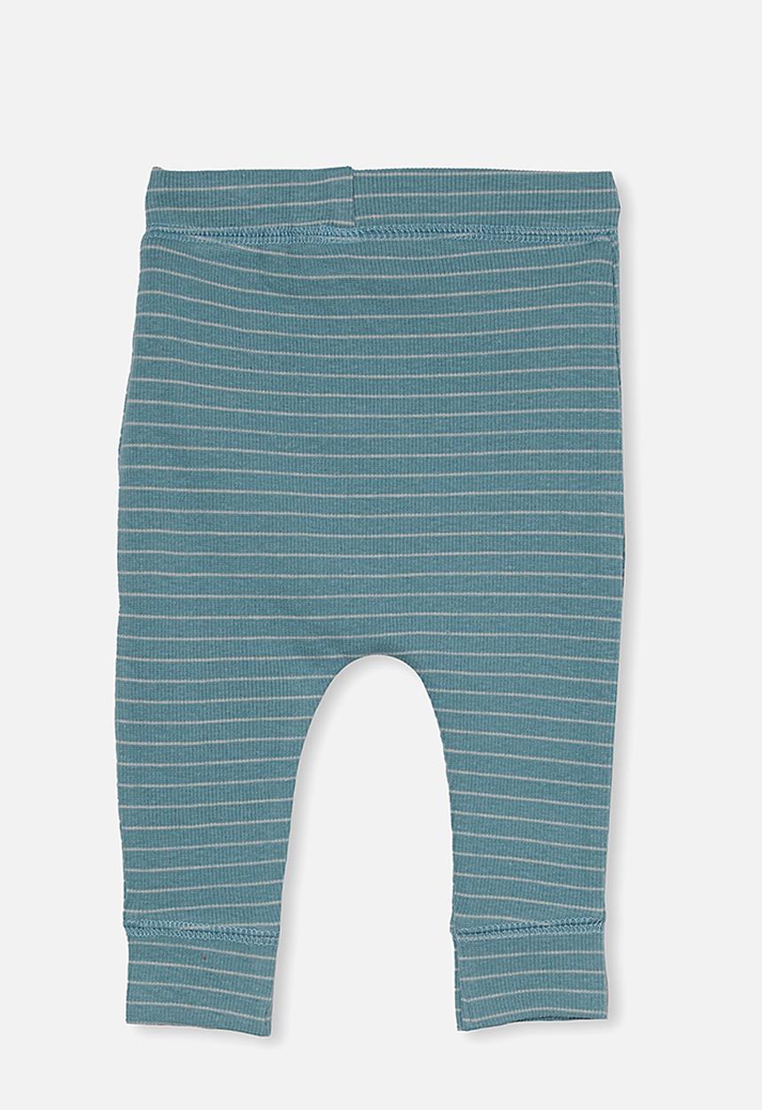 Cotton On - Patrick pant - rusty aqua/rainy day