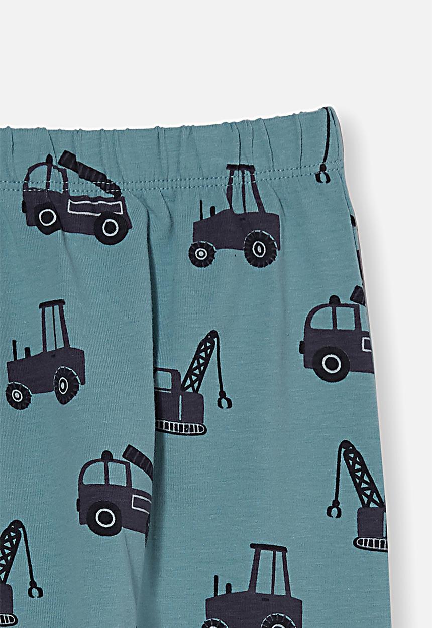Cotton On - The legging - rusty aqua/tradie trucks