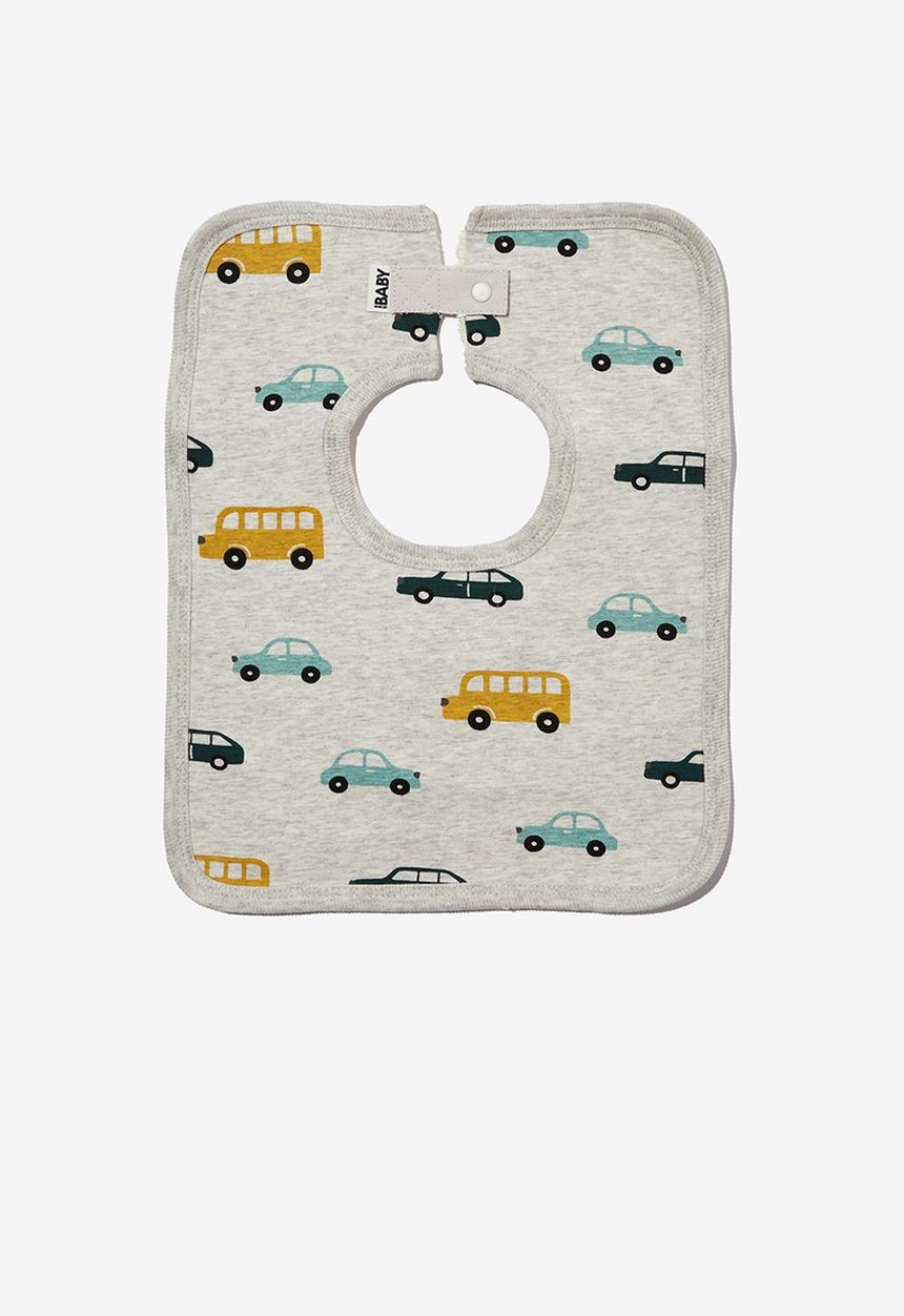 Cotton On - The square bib - cloud marle/traffic jam
