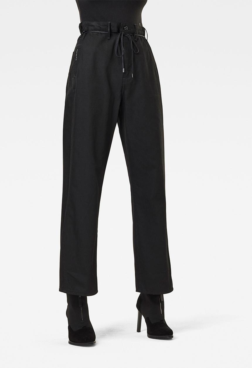 G-STAR - Lintell navy high dad jeans  - pitch black