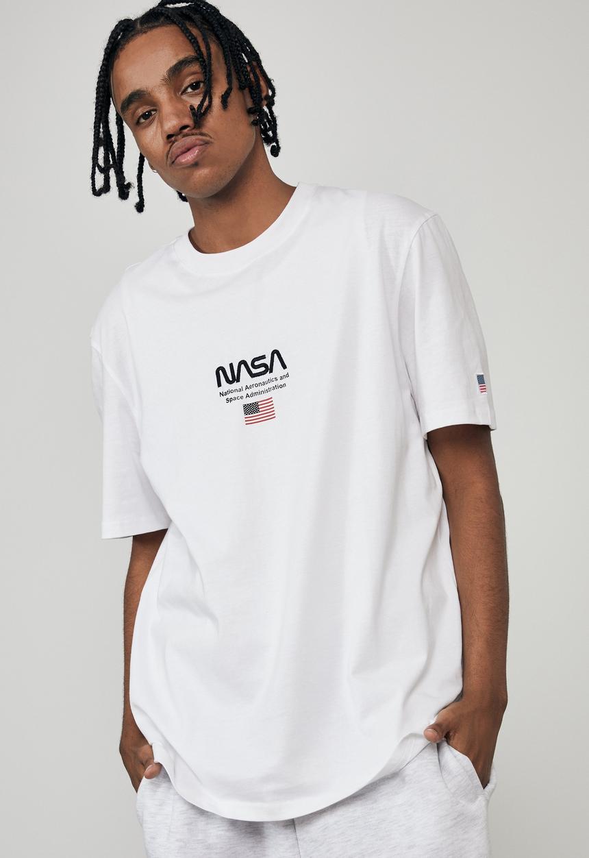 Factorie - Regular pop culture t shirt - lcn nas white