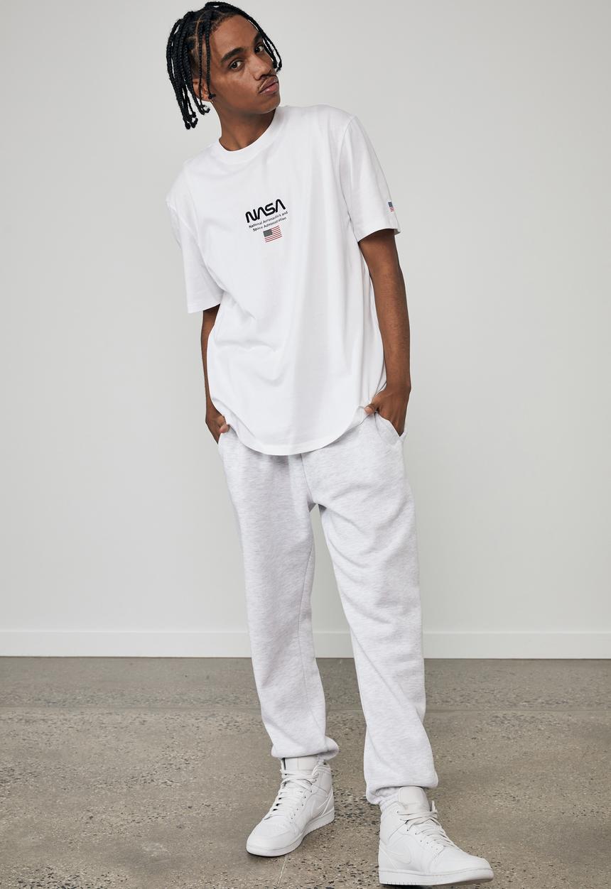 Factorie - Regular pop culture t shirt - lcn nas white