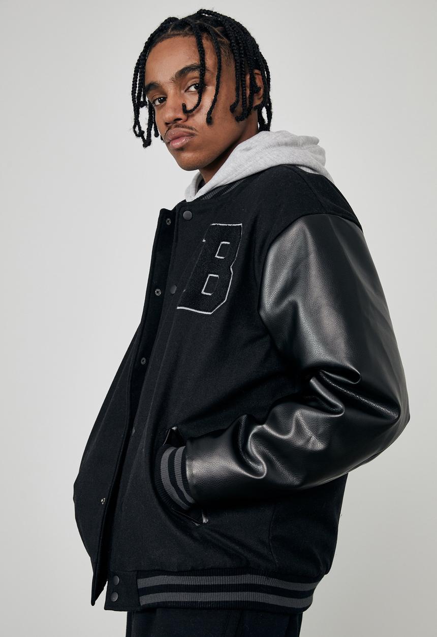 Factorie - Varsity jacket - boston black