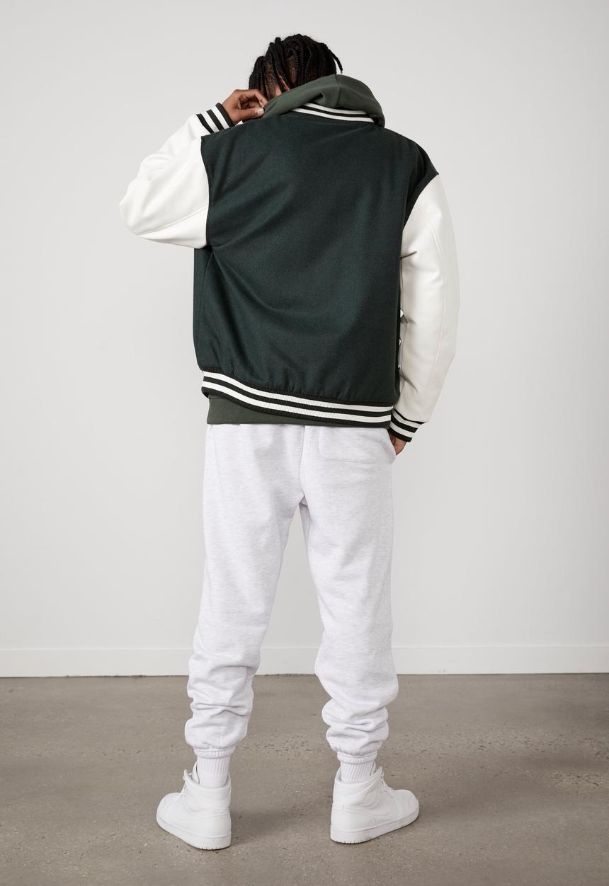 Factorie - Varsity jacket - michigan evergreen