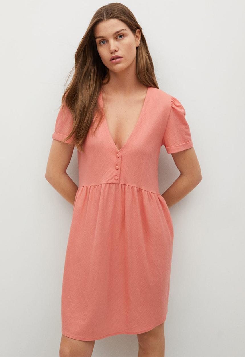 MANGO - Dress thalia - pink