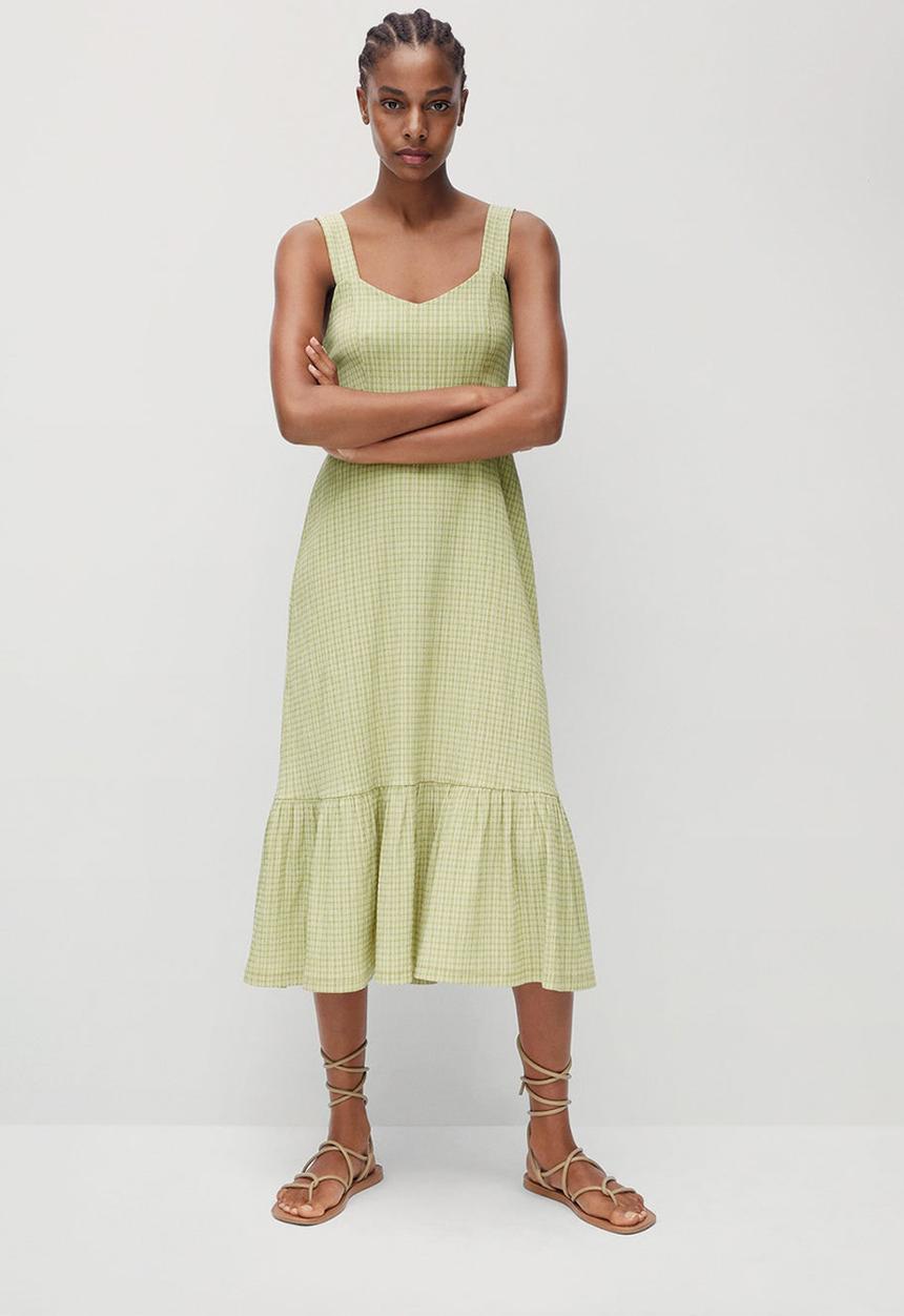 MANGO - Dress onia - green