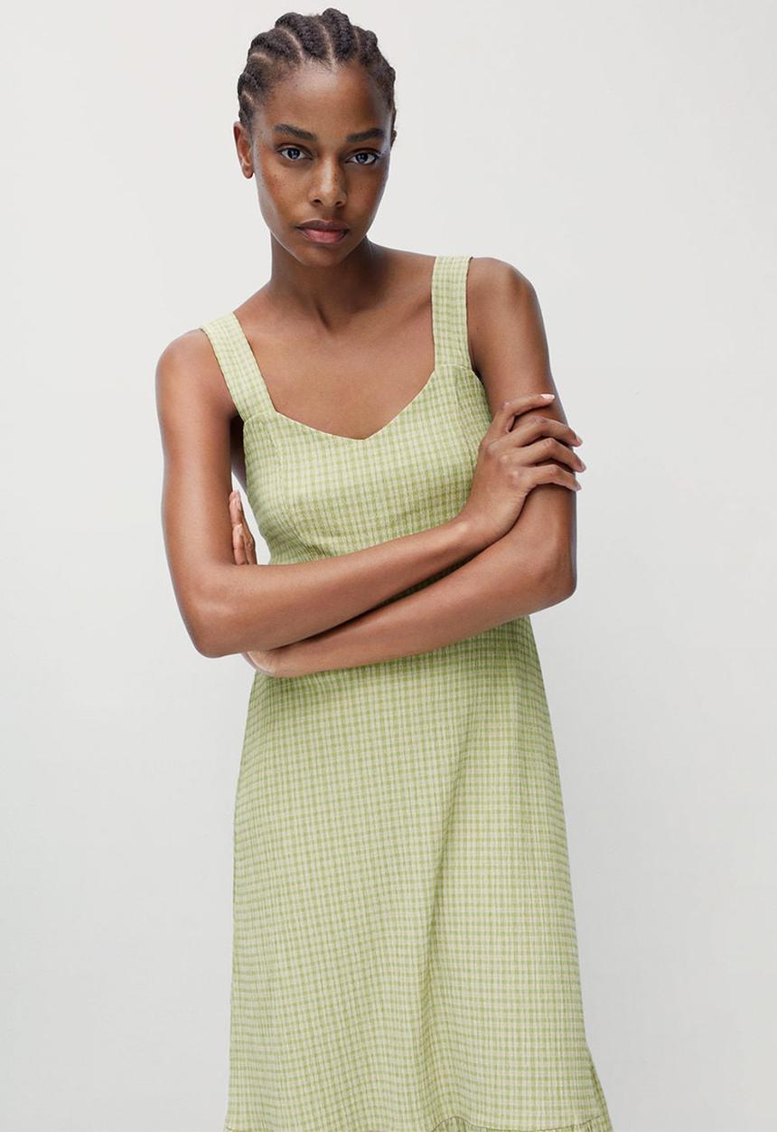 MANGO - Dress onia - green