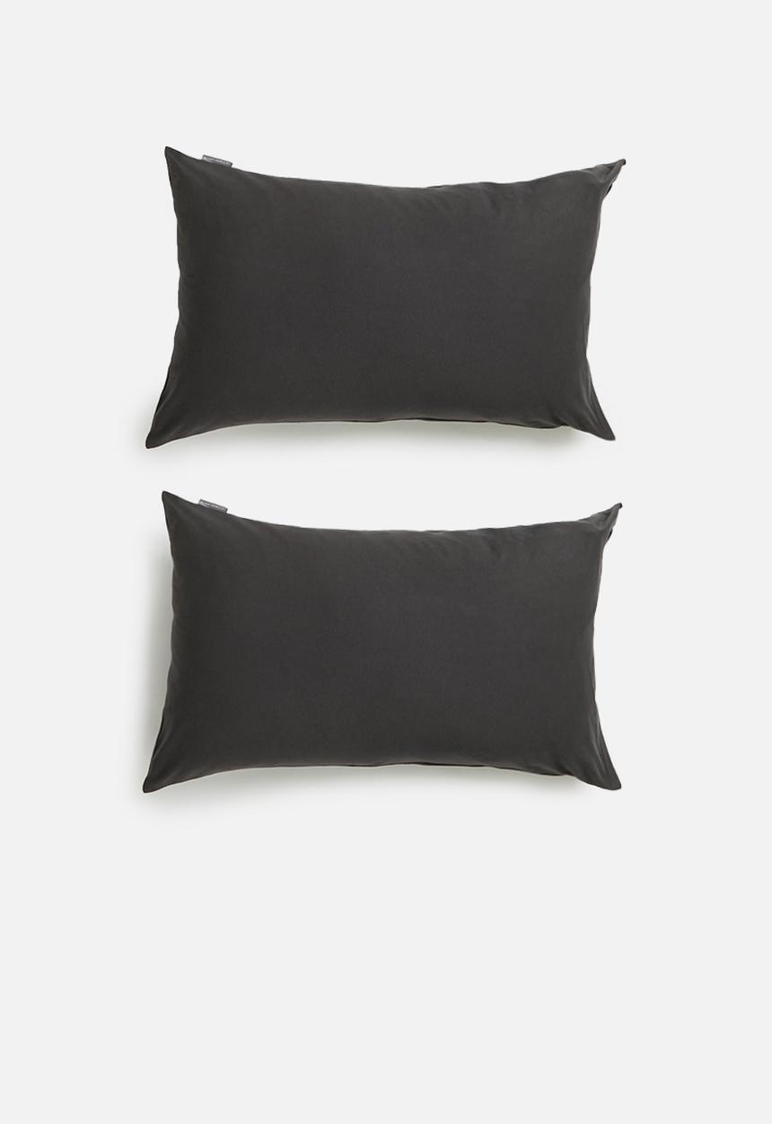 T-shirt Bed Co. - T-shirt cotton pillowpacks - deep charcoal