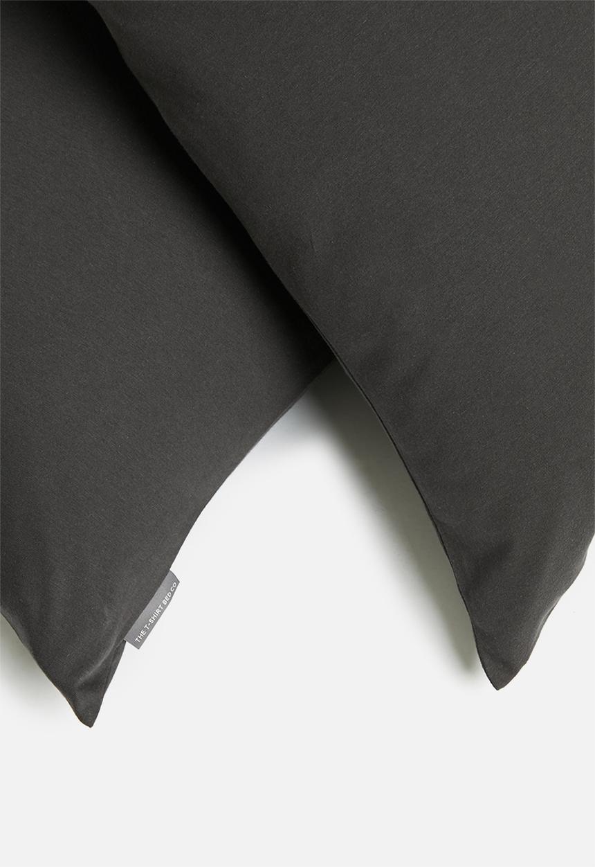 T-shirt Bed Co. - T-shirt cotton pillowpacks - deep charcoal