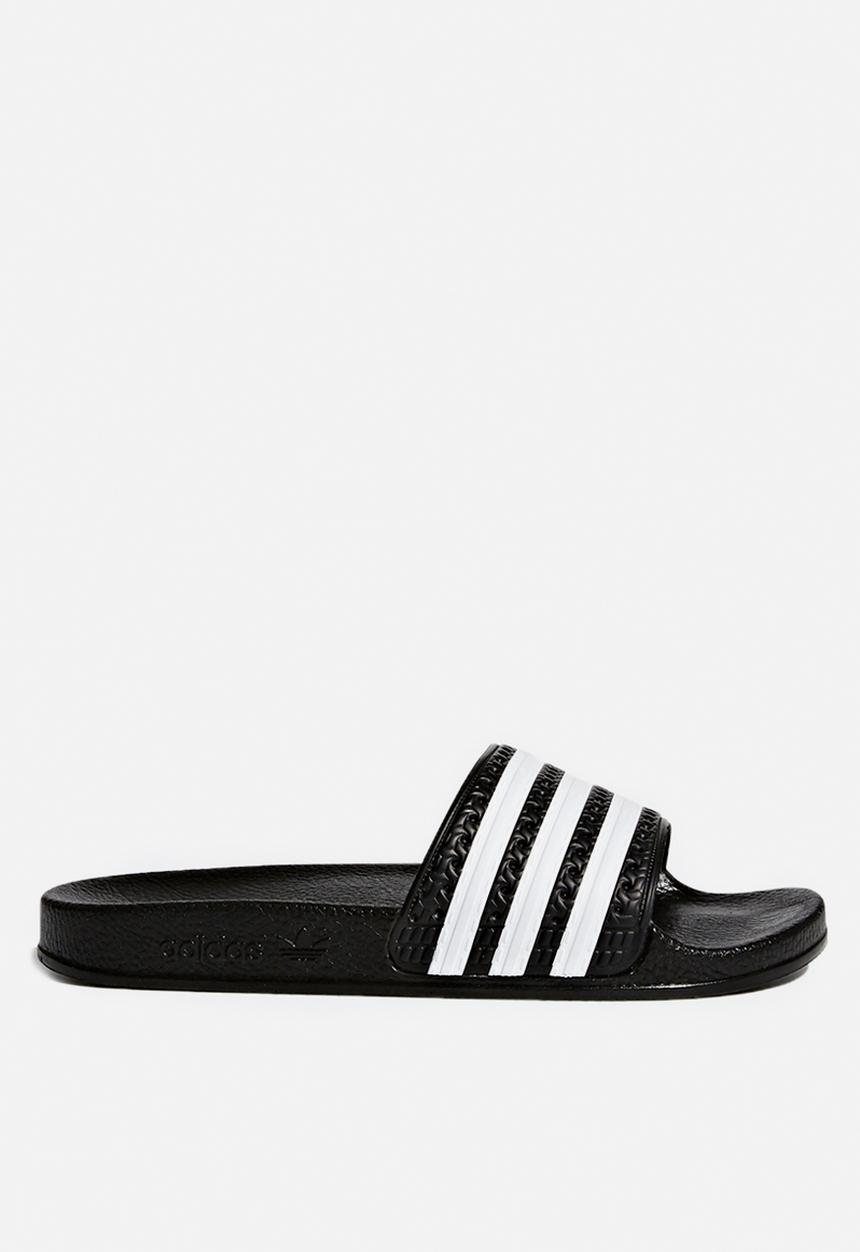 adidas Performance - Adilette j - black/white