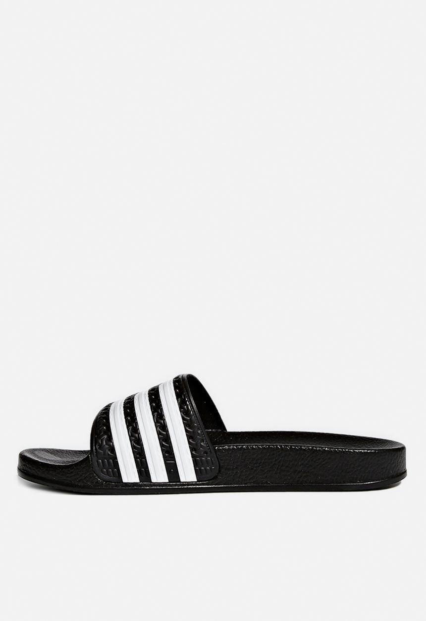 adidas Performance - Adilette j - black/white