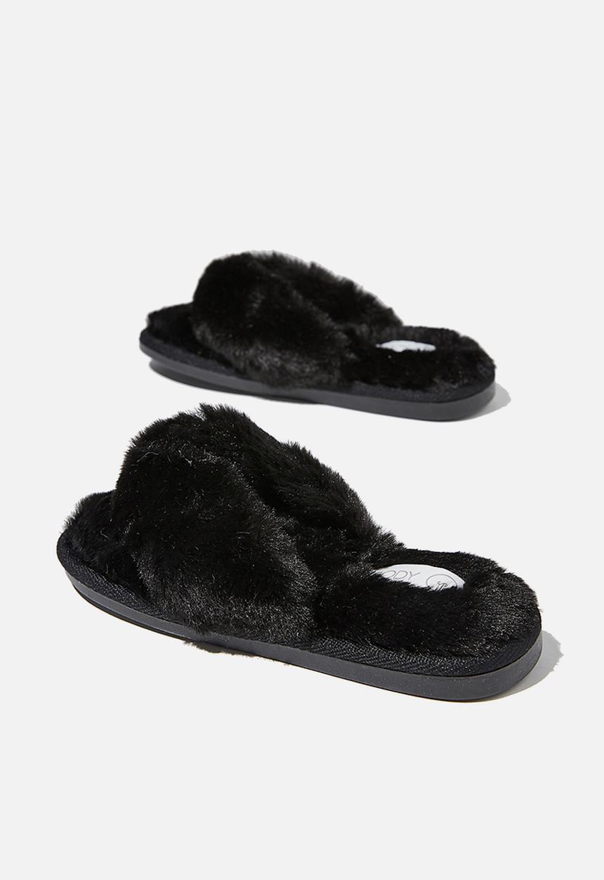 Cotton On - Body thong slipper - black