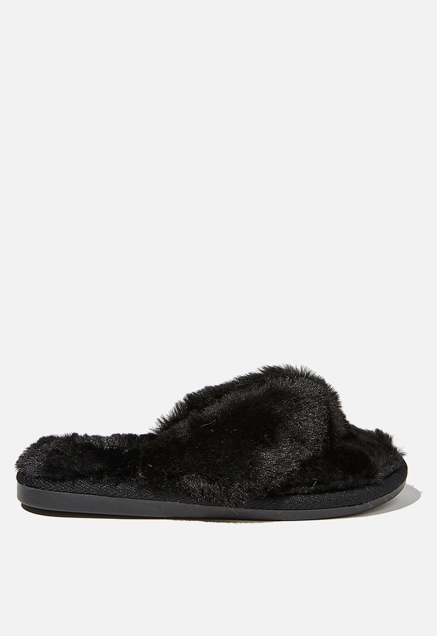 Cotton On - Body thong slipper - black
