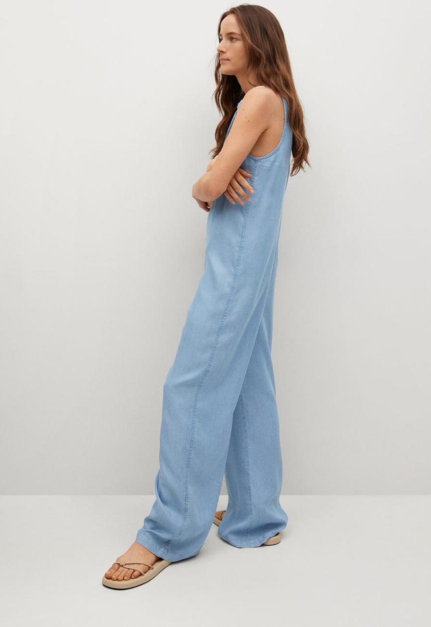 MANGO - One-piecesuit marble - blue