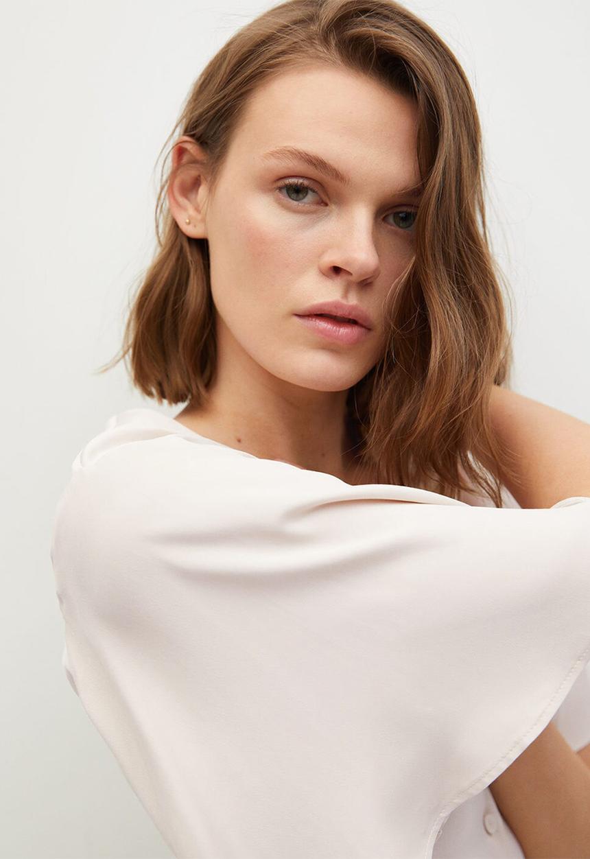 MANGO - Blouse cecil - beige