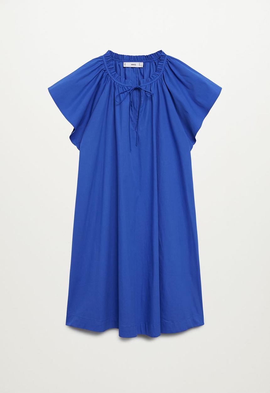 MANGO - Dress deep - blue