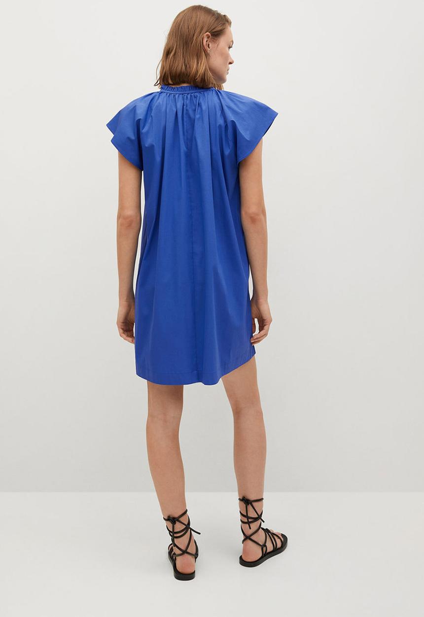 MANGO - Dress deep - blue