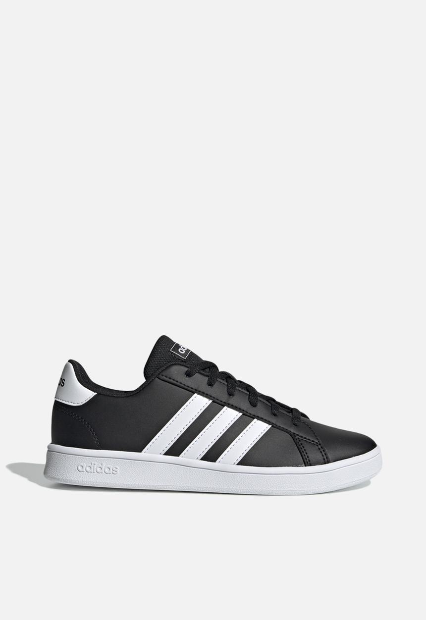 adidas Performance - Grand court kids - black & white 