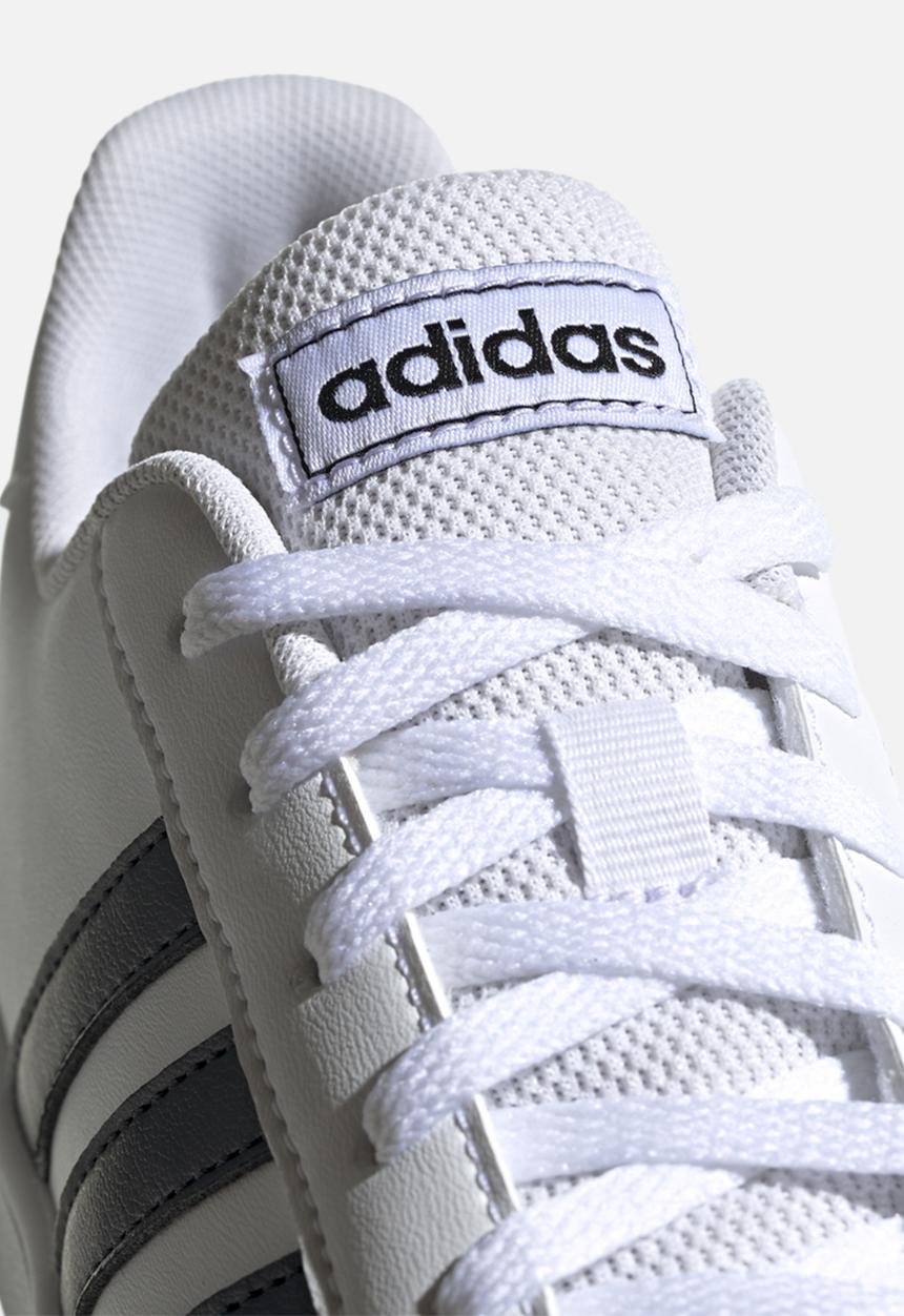 adidas Performance - Grand court kids - white & black 