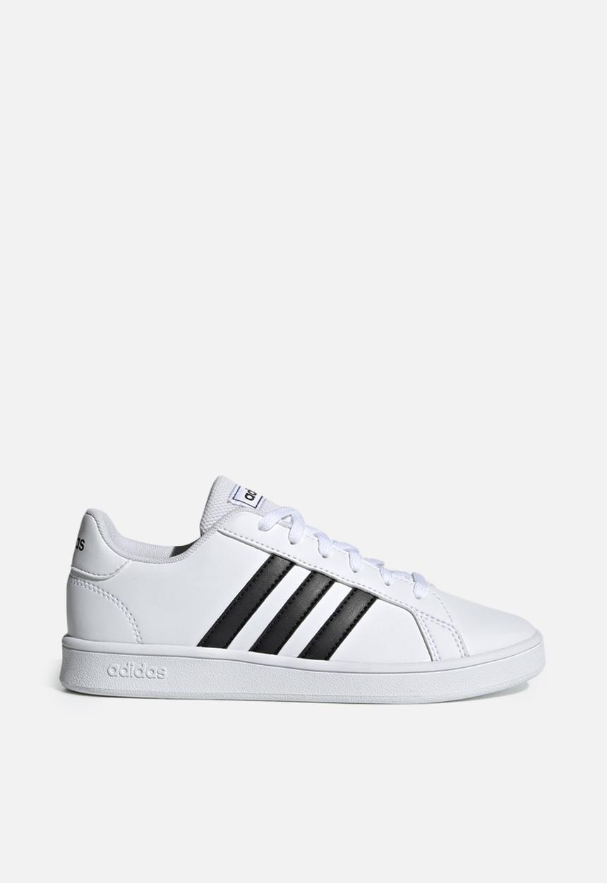 adidas Performance - Grand court kids - white & black 