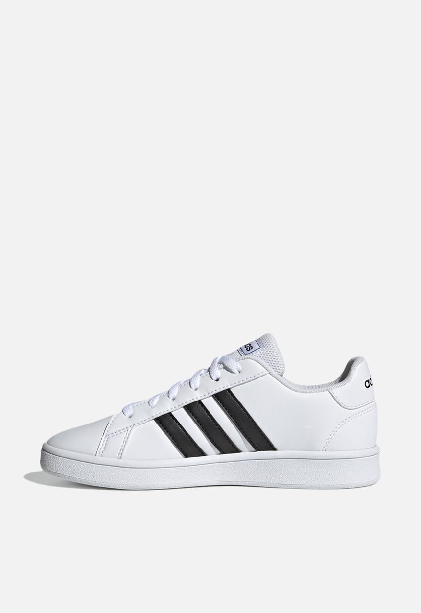 adidas Performance - Grand court kids - white & black 
